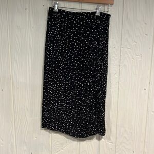 URBAN Romantics Ruched Slit Skirt, Size m